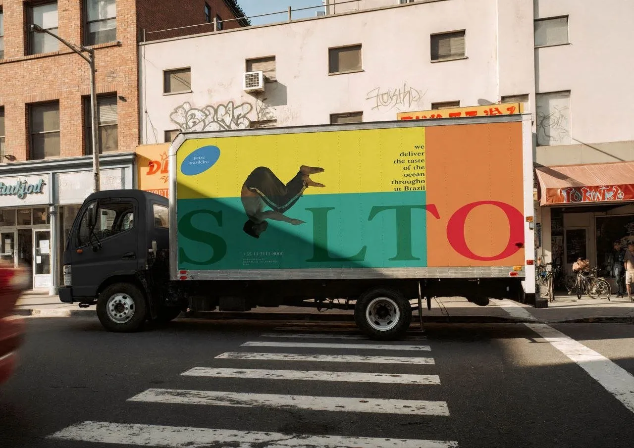 Salto — грузовик с айдентикой